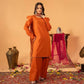 Crepe Silk Kurta with Farshi Salwar Suit