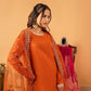 Crepe Silk Kurta with Farshi Salwar Suit