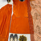 Crepe Silk Kurta with Farshi Salwar Suit