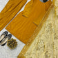 Crepe Silk Kurta with Farshi Salwar Suit