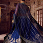 Navy Blue Thai Silk Lehenga with Sequin Work