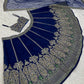 Navy Blue Thai Silk Lehenga with Sequin Work