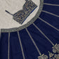Navy Blue Thai Silk Lehenga with Sequin Work