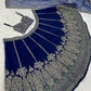 Navy Blue Thai Silk Lehenga with Sequin Work