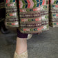 Wine Roman Silk Anarkali with Dupatta