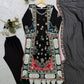 Ivory Sequin Applique Kaftan Set