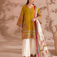 Mustard Embroidered Cotton Kurta Palazzo Set