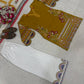 Mustard Embroidered Cotton Kurta Palazzo Set