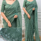 Tone-on-Tone Embroidered Zari Silk Saree