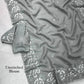Rose Zari Embroidered Shimmer Silk Saree