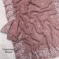 Rose Zari Embroidered Shimmer Silk Saree