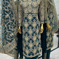 Embroidered Faux Georgette Suit Set with Dupatta