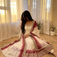 Ivory Ombre Sequin Anarkali Gown Set