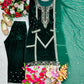 Embroidered Viscose Velvet Suit Set