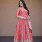 Zari Sequin Scallop Gown