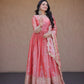 Zari Sequin Scallop Gown