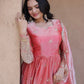 Zari Sequin Scallop Gown
