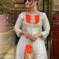 Premium Designer Khadi Cotton Co-ord Set with Mirror Work