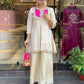 Premium Designer Khadi Cotton Co-ord Set with Mirror Work