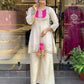 Premium Designer Khadi Cotton Co-ord Set with Mirror Work