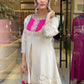 Premium Designer Khadi Cotton Co-ord Set with Mirror Work