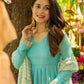 Embroidered Faux Georgette Anarkali Suit with Dupatta