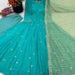Embroidered Faux Georgette Anarkali Suit with Dupatta