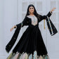 Designer Heavy Chinon Silk Embroidered Gown with Dupatta