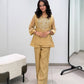 Beaded Embroidered Mosko Co-ord Set