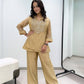 Beaded Embroidered Mosko Co-ord Set