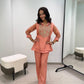 Beaded Embroidered Mosko Co-ord Set