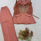 Beaded Embroidered Mosko Co-ord Set