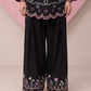 Black Heart Embroidered Farshi Salwar Set