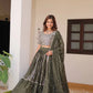 Embroidered Star Georgette Wedding Lehenga Choli