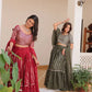 Embroidered Star Georgette Wedding Lehenga Choli