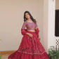 Embroidered Star Georgette Wedding Lehenga Choli
