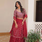 Embroidered Star Georgette Wedding Lehenga Choli