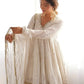 Embroidered Mal Chanderi Sharara Set with Dupatta