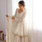 Embroidered Mal Chanderi Sharara Set with Dupatta