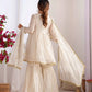 Embroidered Mal Chanderi Sharara Set with Dupatta