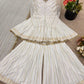 Embroidered Mal Chanderi Sharara Set with Dupatta