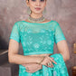 Aari Embroidered Net Saree