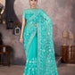 Aari Embroidered Net Saree