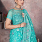 Aari Embroidered Net Saree