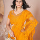 Aari Embroidered Net Saree