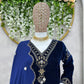 Velvet Mirror Work Designer Suit Set
