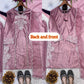 Mauve Embroidered Crepe Silk Kurta Set