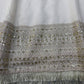 Ivory Vichitra Silk Anarkali Set with Dupatta
