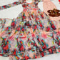 Organza Taby Silk Digital Print Gown Set with Dupatta & Bottom