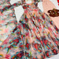 Organza Taby Silk Digital Print Gown Set with Dupatta & Bottom